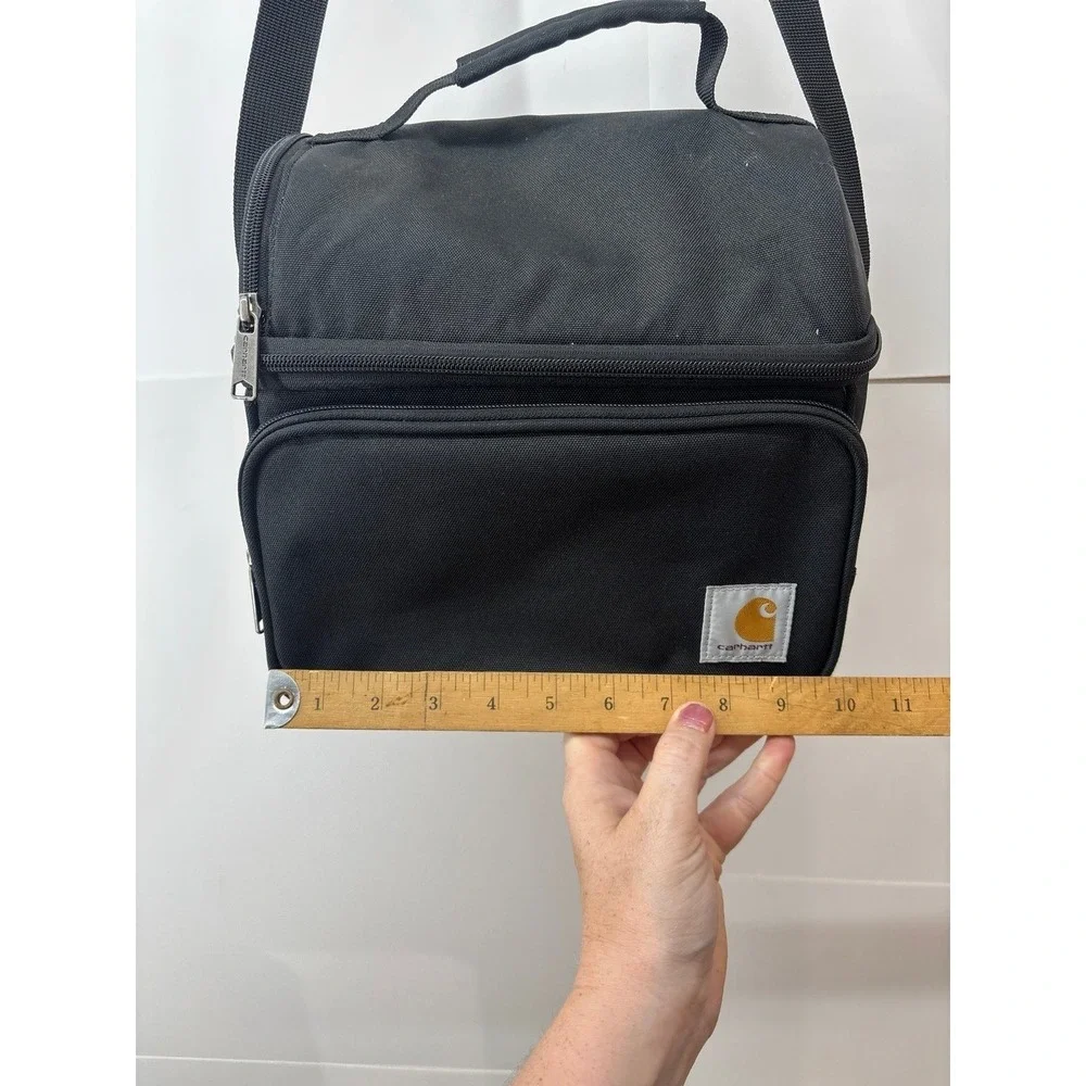 Carhartt black lunchbox (9x10) insulated with Strap